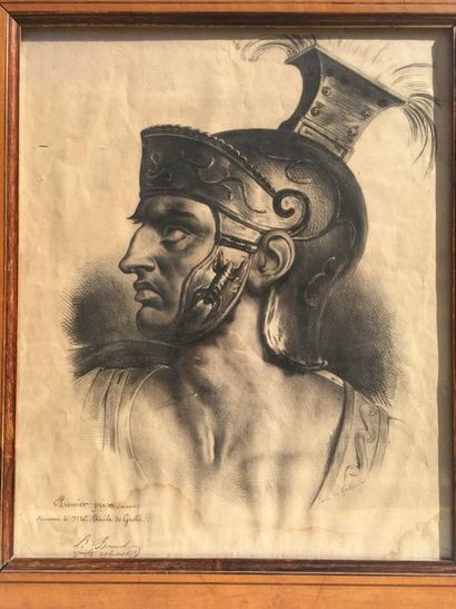 Emile DE GROLEE

Centurion romain

Fusain...