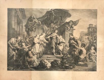 Ecole du XIXème siècle

Scène mythologique

Gravure...