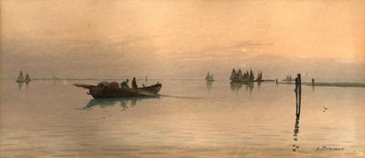 Eugenio BENVENUTI (1881-1959)

Lagune à Venise

Aquarelle...