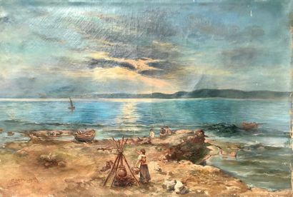 MONTUDEL ?

Arrivée des pêcheurs - 1899

Huile...