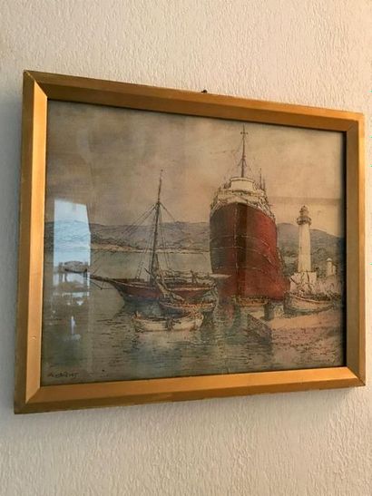 Ch. BERNARD

Le port d’Antibes - 1931

Aquarelle...