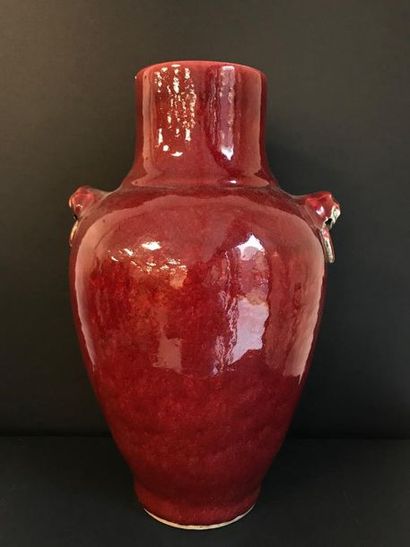 Vase sang de bœuf en porcelaine

Anses avec...