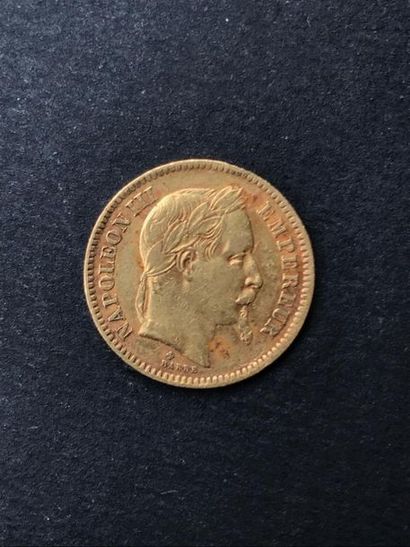 1 pièce de 20 francs or Napoléon III – 1...