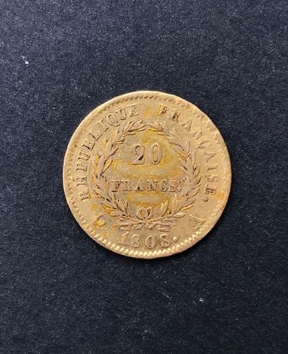 1 pièce de 20 francs or Napoléon 1er empereur...