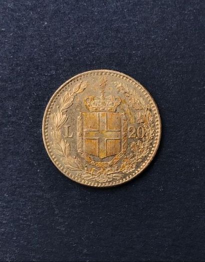 1 pièce de 20 francs ou 8 forints François...