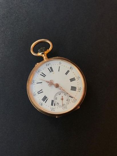 1 montre de gousset avec boite et contreboite...