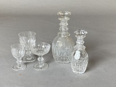 BACCARAT crystal service including: 2 large...