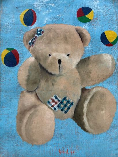 Thierry BISCH (né en 1953)
Ours en peluche...