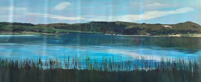P.FANGEAUX (Né au XXe)
Paysage au lac
Huile...