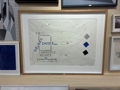 Lawrence Weiner (1942 - 2021)
Projet d'affiche...