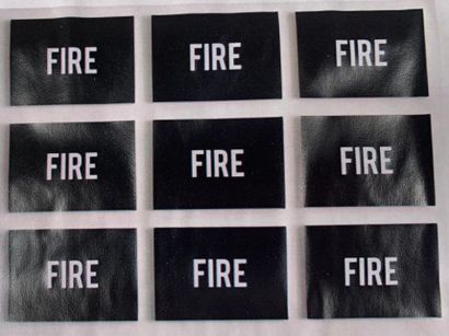 Damien MAZIERES (né en 1975)
Fire, 2009
Ensemble...