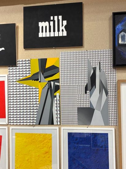 Franck EON (né en 1961)
Force jaune, 2005
Adhésifs,...