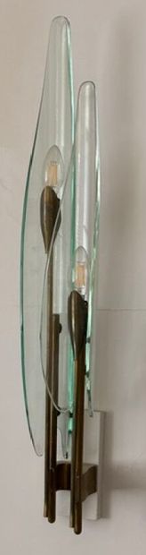 Max INGRAND (1908 - 1969) pour FONTANA ARTE
Paire...