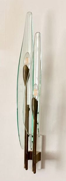 Max INGRAND (1908 - 1969) pour FONTANA ARTE
Paire...