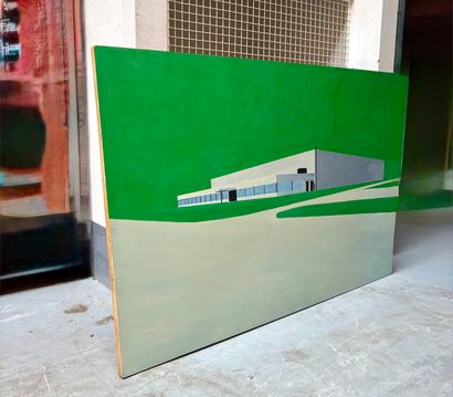 Damien MAZIERES (né en 1975)
Sans titre (maisons...