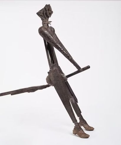 Louis CANE (1943-2024)
Grande sorcière 
Sculpture...