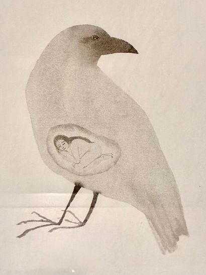 D'après Odonchimeg Davaadorj
L'oiseau
Gravure...