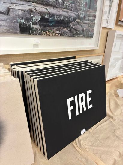 Damien MAZIERES (né en 1975)
Fire, 2009
Ensemble...