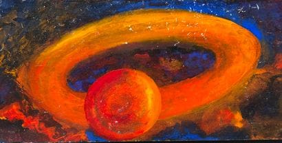 Patrick LANNEAU (Né en 1951)
Planète
Huile...