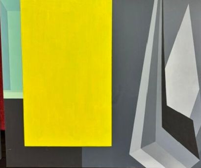 Franck EON (né en 1961)
Sans titre (jaune)
Huile...