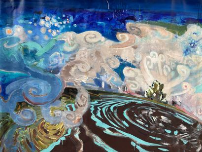 Wang Li XIN (XXe)
The star and the cloud
Acrylique...