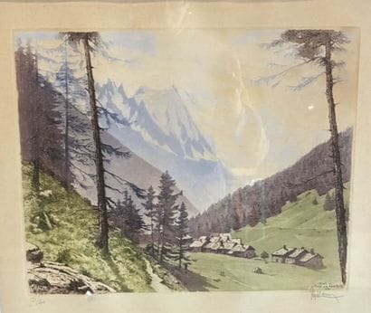 Joanny DREVET (1889-1969)
Col et village...