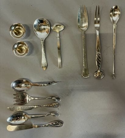 GEORG JENSEN (1866-1935)
Ensemble de couverts...