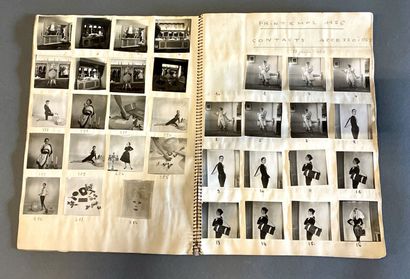 Carnet de photographies de mode réalisé par...