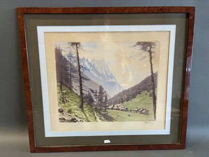 Joanny DREVET (1889-1969)
Col et village...