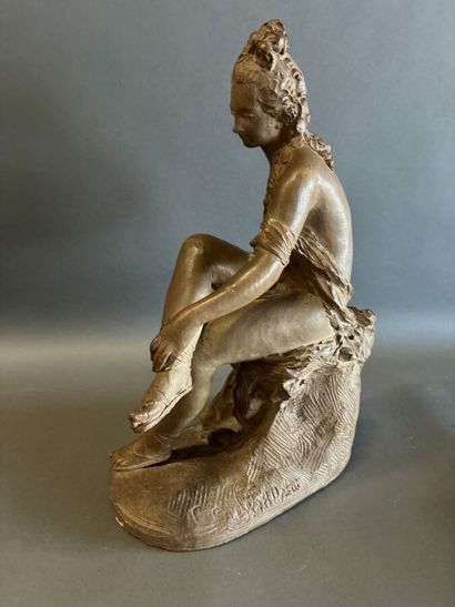 Fernand CIAN (1886-1954) 
Baigneuse sur un...