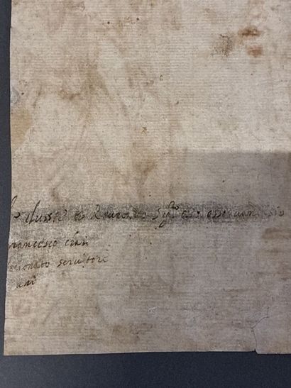ECOLE ITALIENNE XVIIe
L'apparition de la...