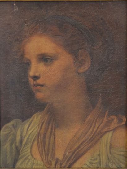 Jean-Baptiste GREUZE (1725-1805) D'après.
Portrait...