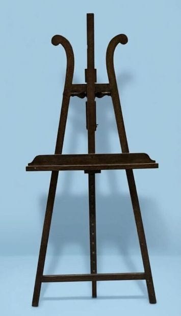 Un chevalet en bois naturel formant une lyre
Hauteur...