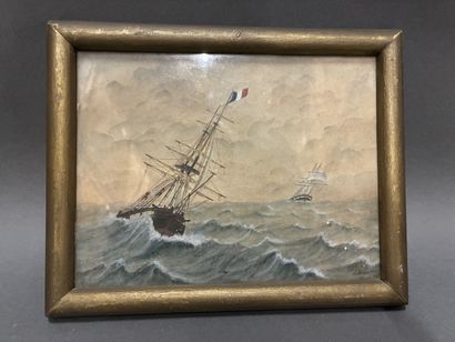 ECOLE FRANCAISE DU XIXe
Marine 
Technique...