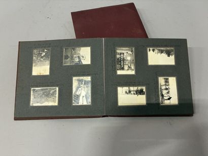 Ensemble de cinq albums de photographies...