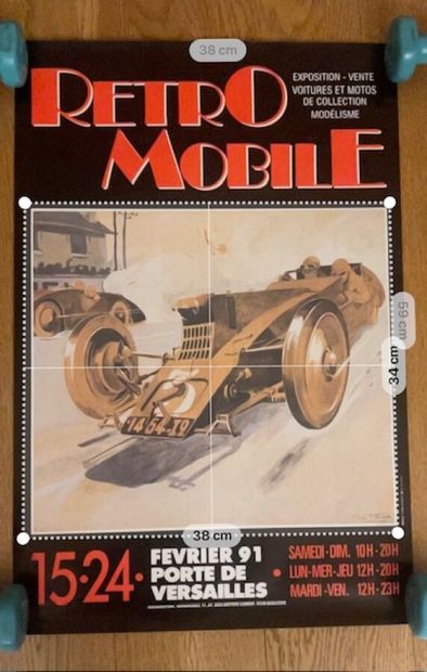 Ensemble d'affiches d'exposition d'art, feria,...
