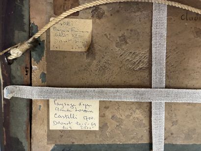 CASTELLI - XVIIIe
Paysages aux ruines Antique
Paire...