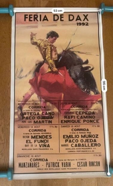 Ensemble d'affiches d'exposition d'art, feria,...
