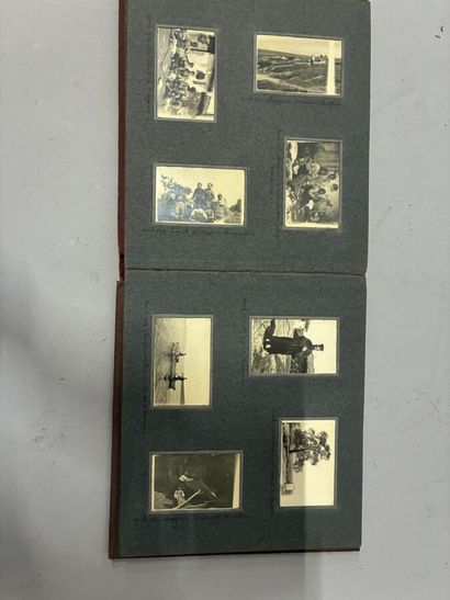 Ensemble de cinq albums de photographies...