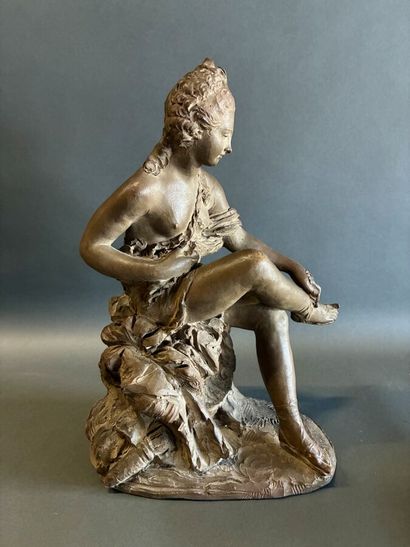 Fernand CIAN (1886-1954) 
Baigneuse sur un...