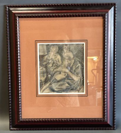 Henri EPSTEIN (1892-1944)
Les deux couturières
Crayon...