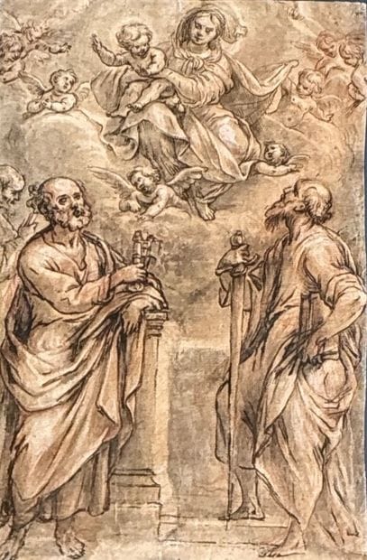 ECOLE ITALIENNE XVIIe
L'apparition de la...
