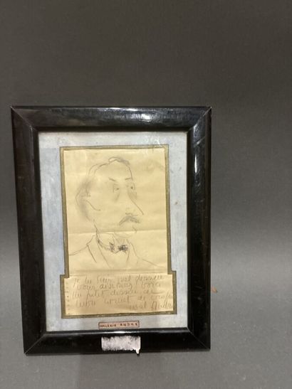 ECOLE FRANCAISE XXe
Profils d'hommes
Gravures...