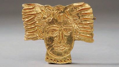 Alecos FASSIANOS (Né en 1935)
Visage Broche...