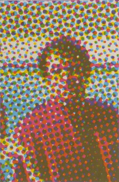 Alain JACQUET (Né en 1939)
Portrait d'homme,...