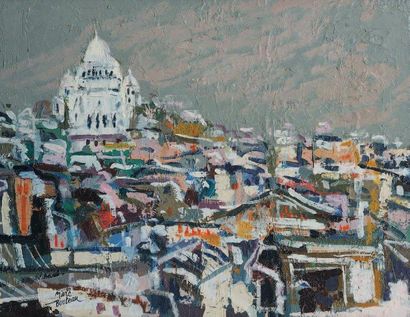 Marc BOUTEAU (Né e n1935)
Montmartre, 1965...
