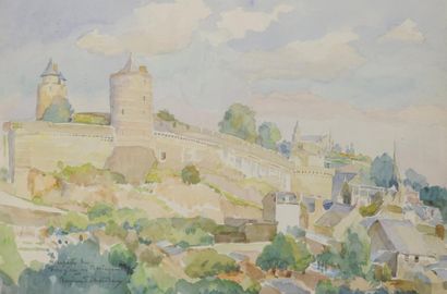 Raymond LHEUREUX (1890-1965)
Château de Fougères,...