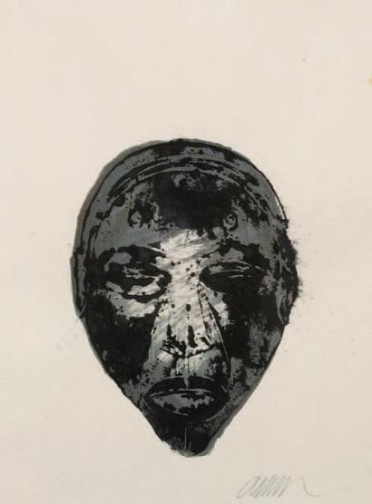 ARMAN (1928-2005)
Masque africain, 2002 Acrylique...