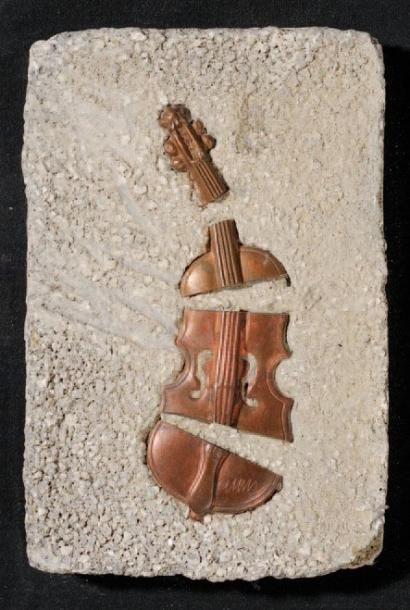 ARMAN (1928-2005)
Sans titre Violon découpé...