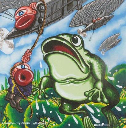 Hervé DI ROSA né en 1959
Les grenouilles...